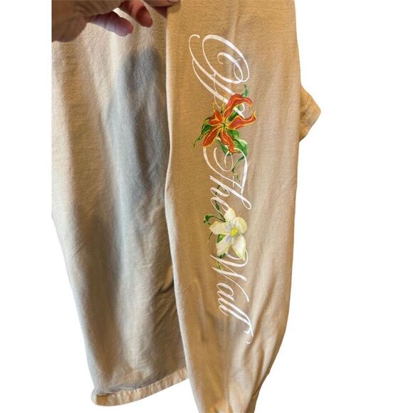 Vans Men's Fatal Floral Long Sleeve T-Shirt Small Beige Graphic Print Size XXL - Picture 4 of 12